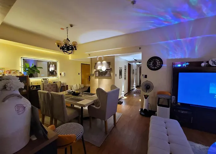 Spectacular Penthouse With Stunning Balcony In Eastwood Mall Apartment Manila